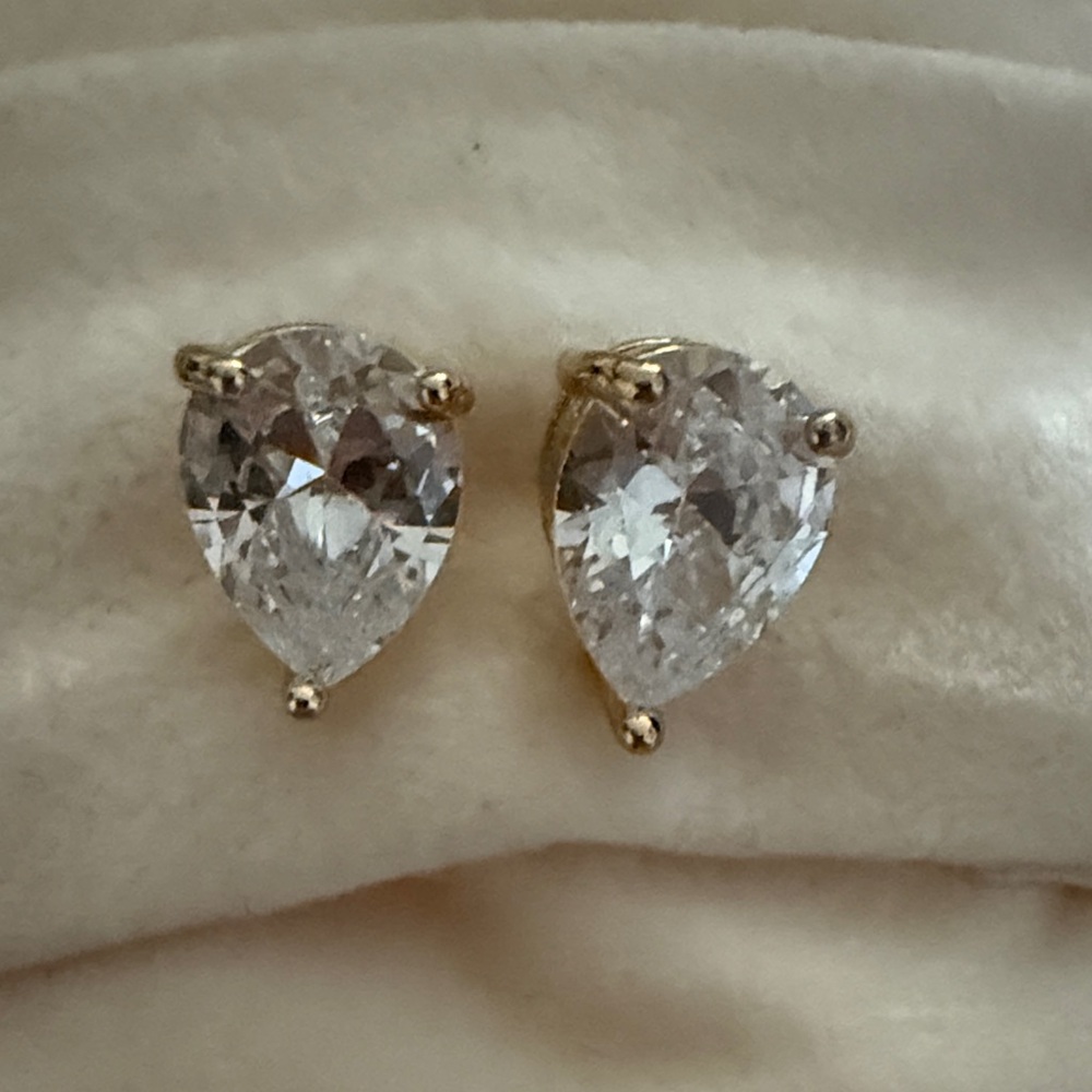 18k Gold Plated  Teardrop Earrings